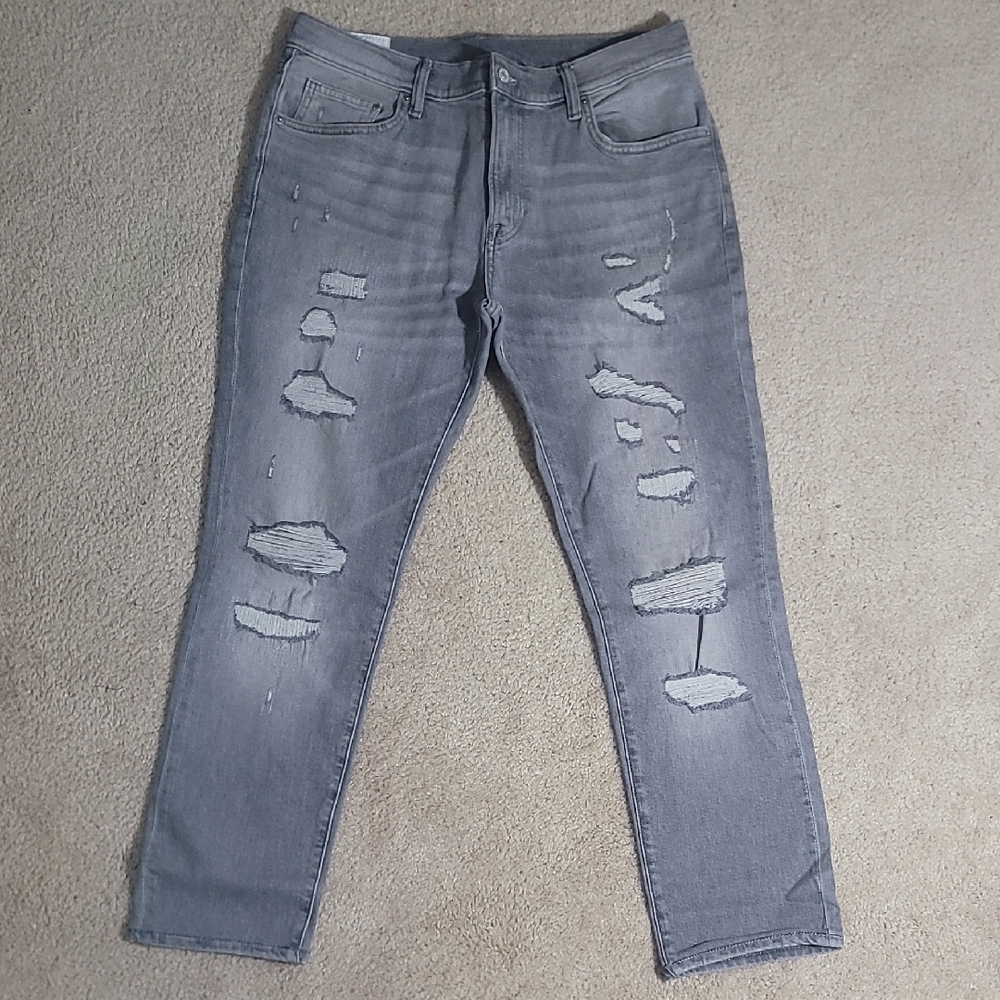 H&M Distressed Gray Men's Jeans